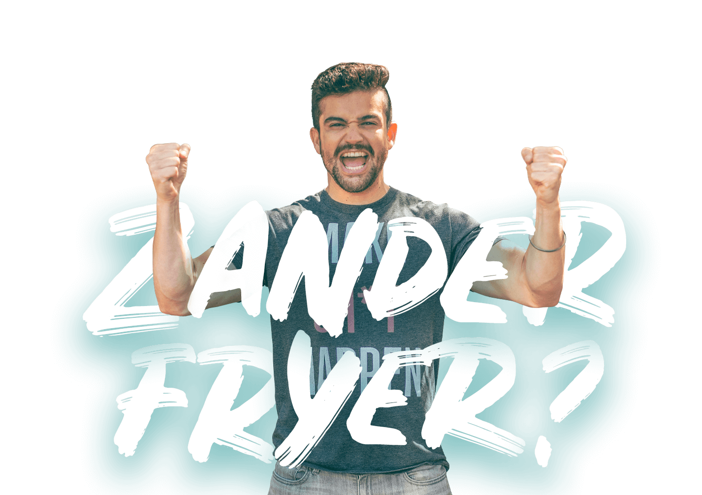 Zander Fryer Image with Text