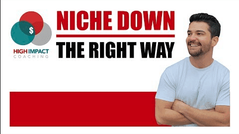 Niche down the right way, High Impact Coaching, Zander Fryer face