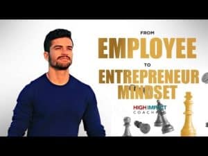 From employee to entrepreneur mindset, High Impact Coaching, Zander Fryer face