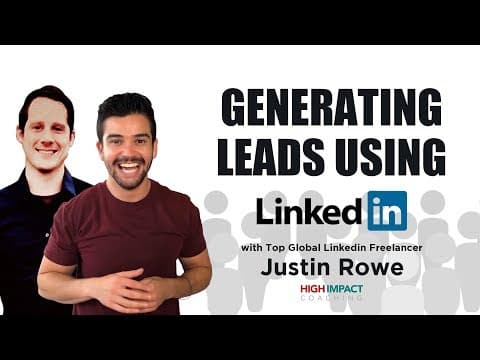 Generating leads using Linkedin with Top global linkedin freelancer Justin Rowe, Zander Fryer and Justin Rowe faces