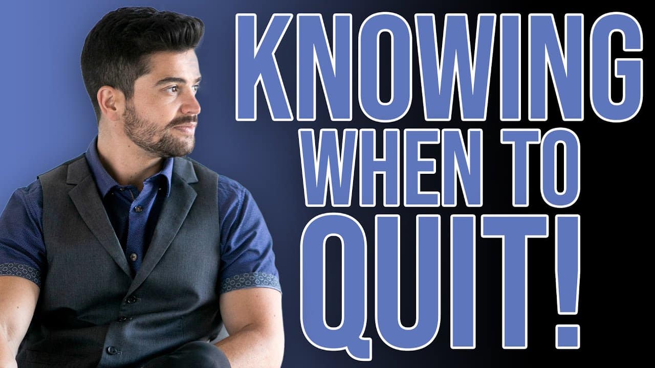 Knowing When To QUIT As An Entrepreneur